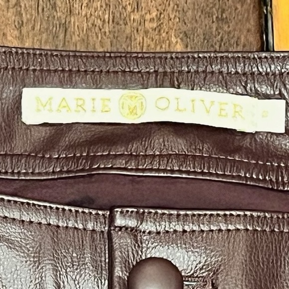 Marie Oliver Braden Vegan Leather Mini Skirt in Size 2 - Picture 5 of 8